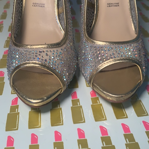 Kristen Cavallari CL PeepToe High Heels size 8.5 - Picture 4 of 4